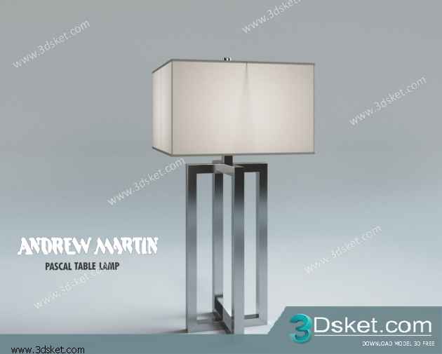 Free Download Table Lamp 3D Model 0145
