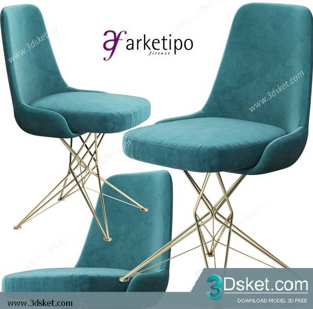 3D Model Arm Chair Free Download 511