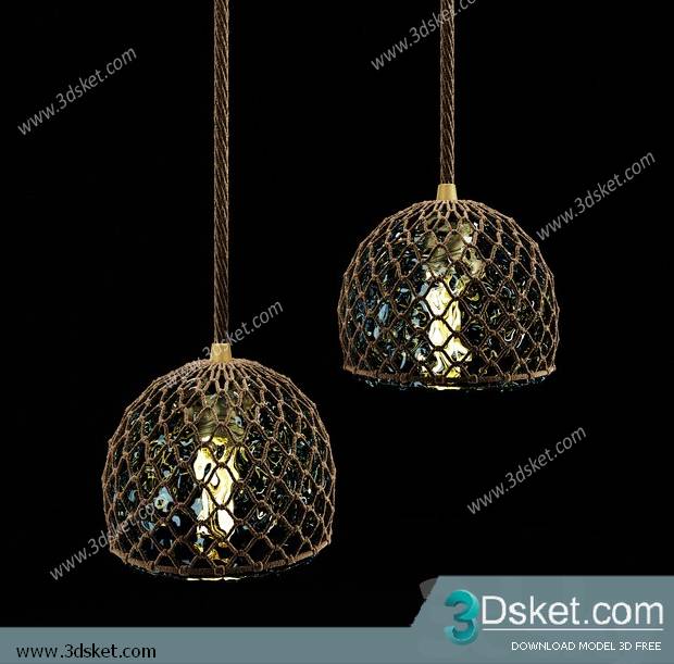 Free Download Ceiling Light 3D Model 0485