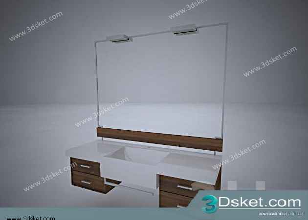 Free Download Wash Basin 3D Model 039