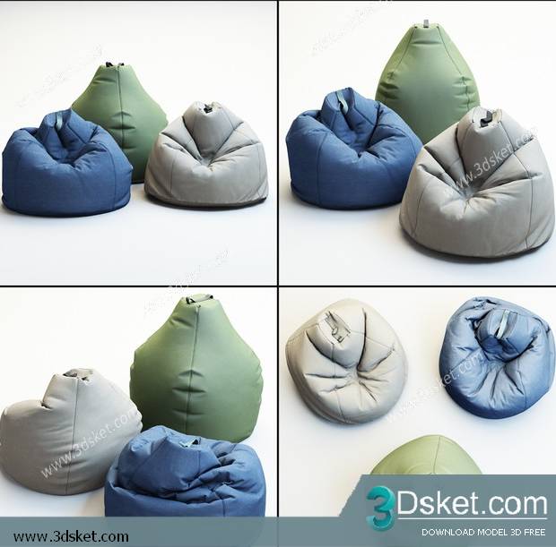 3D Model Arm Chair Free Download 518