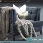 3D Model Arm Chair Free Download 519