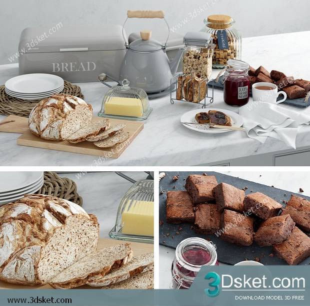 Free Download 3D Models Tableware Kitchen 0247