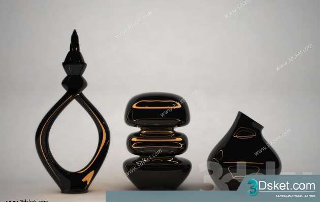 Free Download Decorative set 3D Model 0109