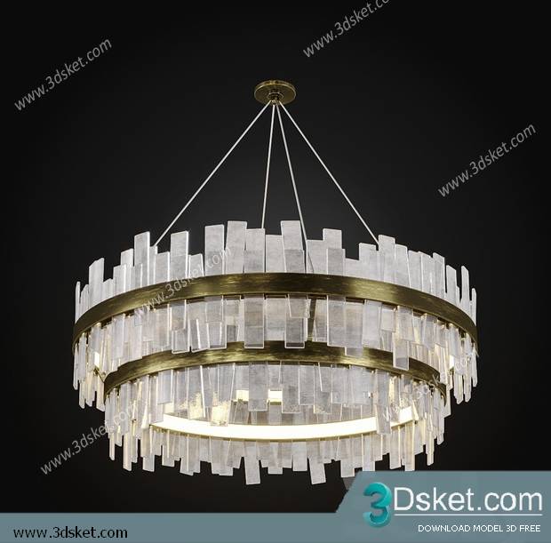 Free Download Ceiling Light 3D Model 0491