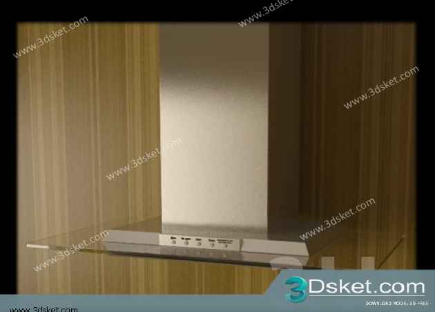 Free Download Kitchen Appliance 3D Model 057