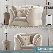 3D Model Arm Chair Free Download 532