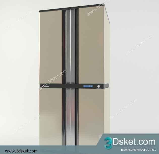 Free Download Kitchen Appliance 3D Model 077