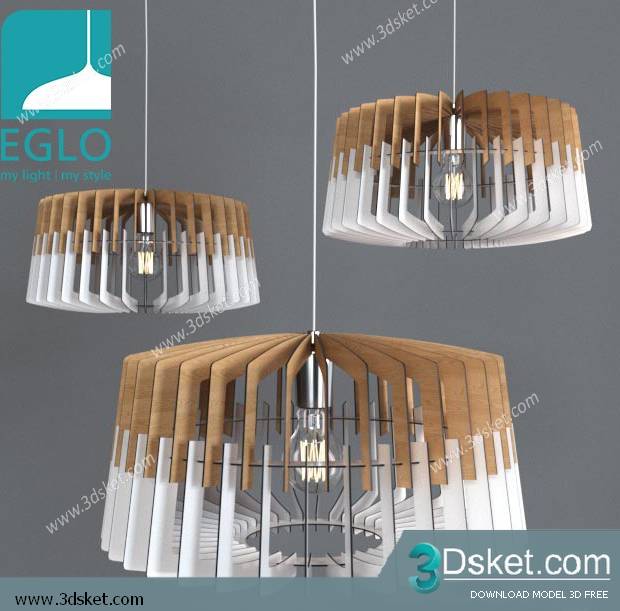Free Download Ceiling Light 3D Model 0494