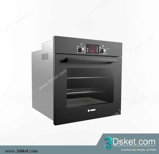 Free Download Kitchen Appliance 3D Model 078