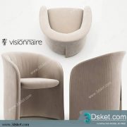 3D Model Arm Chair Free Download 536