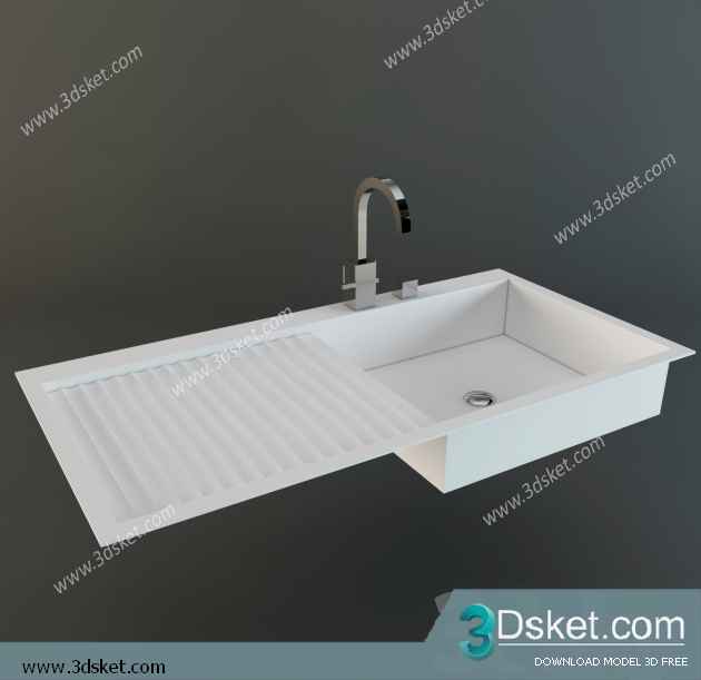 Free Download Kitchen Accessories 3D Model 036
