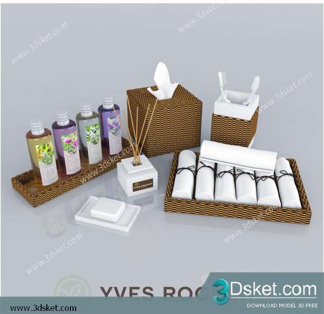 Free Download Decorative set 3D Model 0114