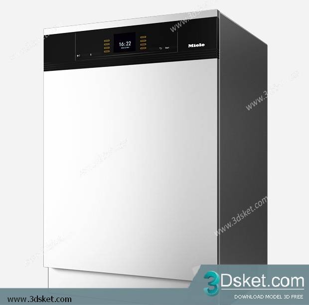 Free Download Kitchen Appliance 3D Model 0173