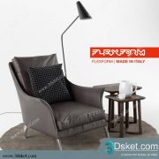 3D Model Arm Chair Free Download 539
