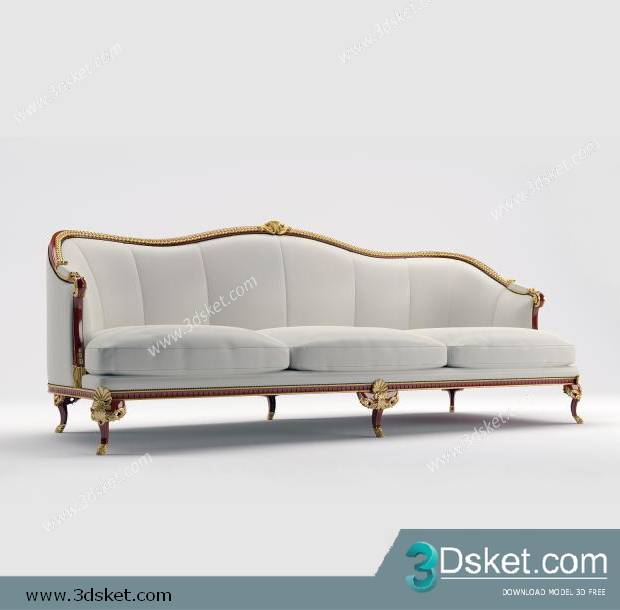 3D Model Sofa Free Download 098