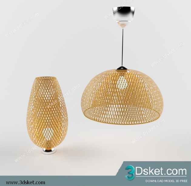 Free Download Table Lamp 3D Model 0146