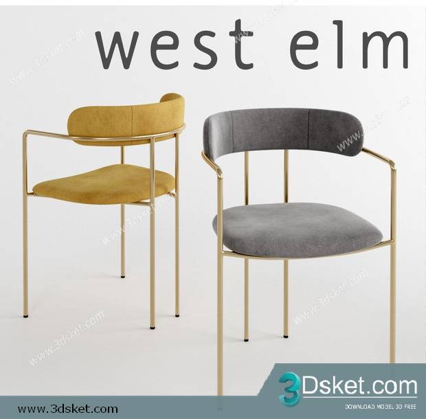 3D Model Chair Free Download 0398