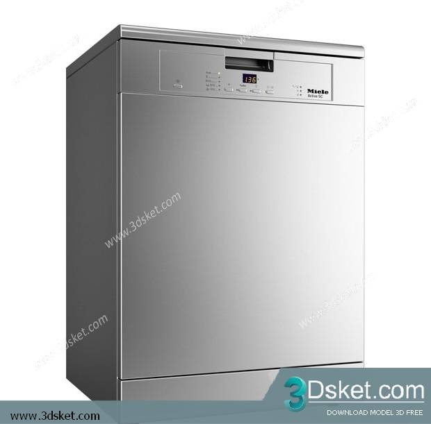 Free Download Kitchen Appliance 3D Model 0174
