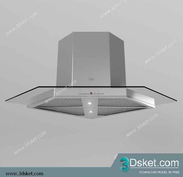 Free Download Kitchen Appliance 3D Model 080