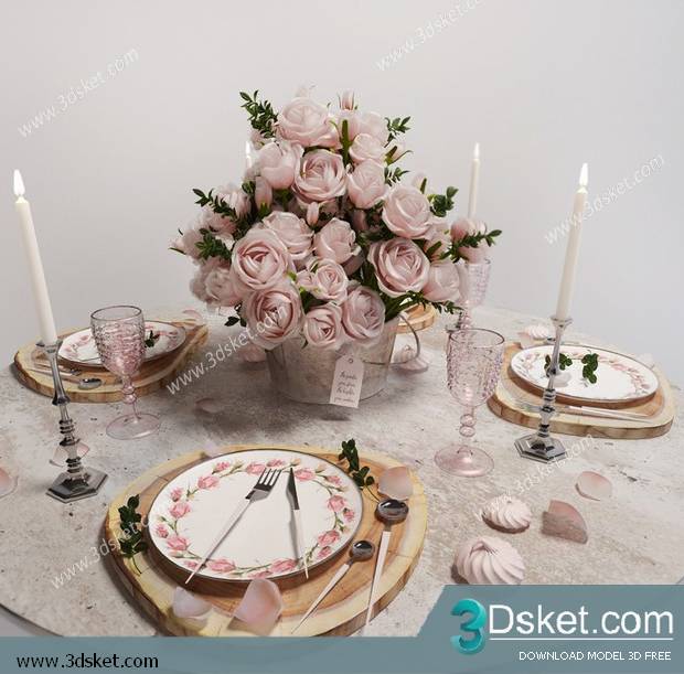 Free Download 3D Models Tableware Kitchen 0252