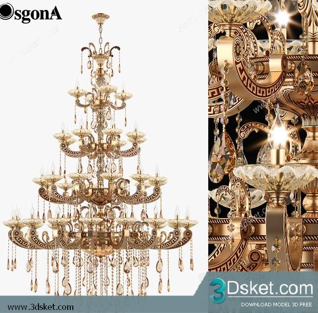 Free Download Ceiling Light 3D Model 0503