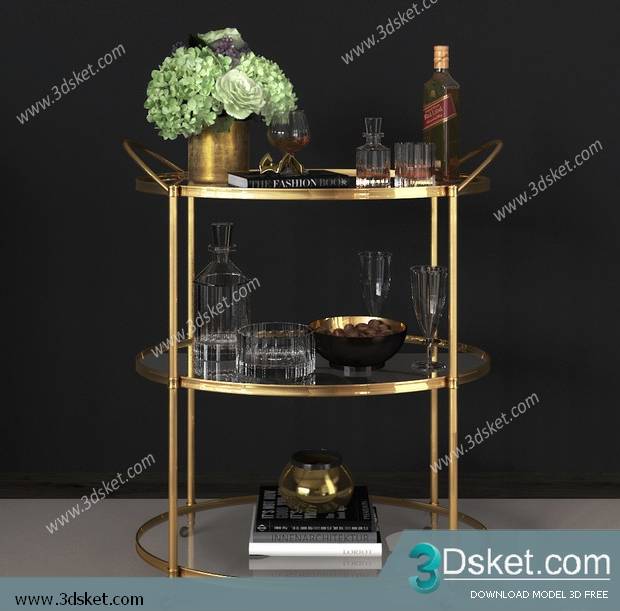 Free Download 3D Models Tableware Kitchen 0254