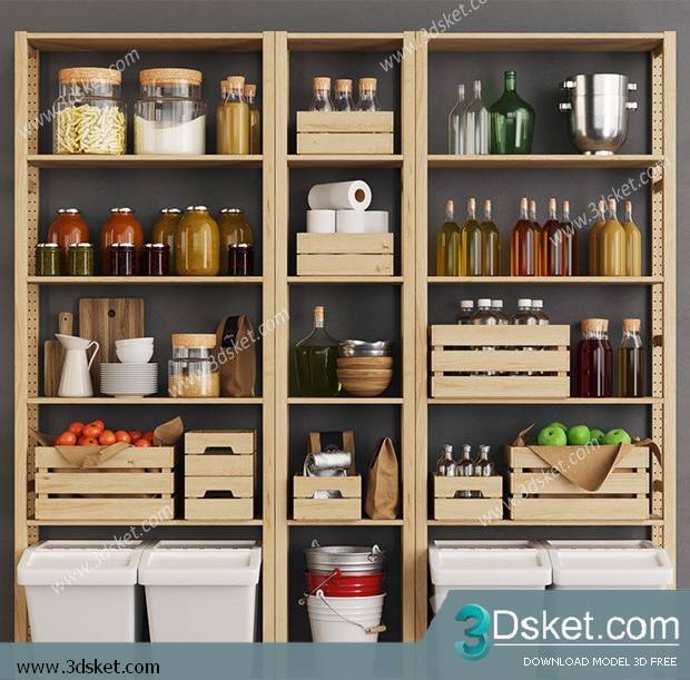 Free Download 3D Models Tableware Kitchen 0255