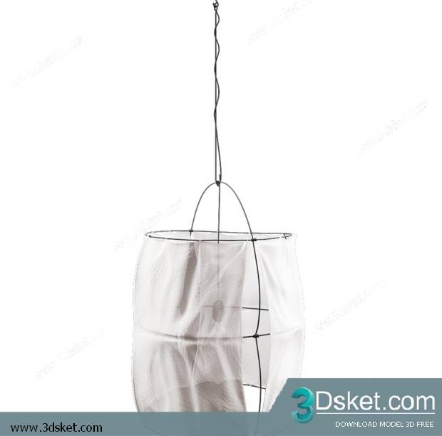Free Download Ceiling Light 3D Model 0506