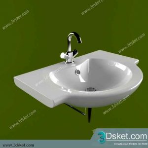 Free Download Wash Basin 3D Model 075