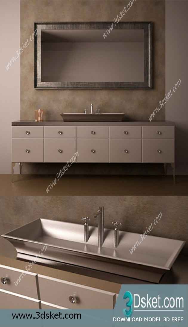 Free Download Wash Basin 3D Model 041