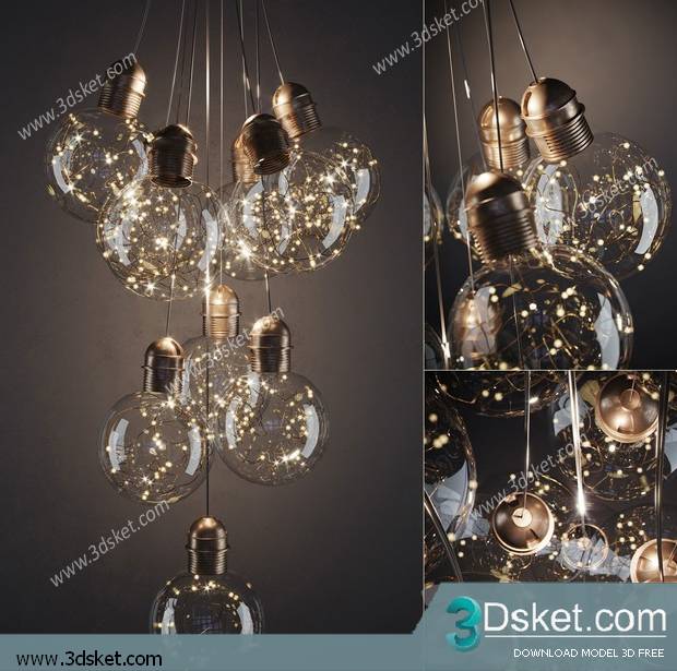 Free Download Ceiling Light 3D Model 0513
