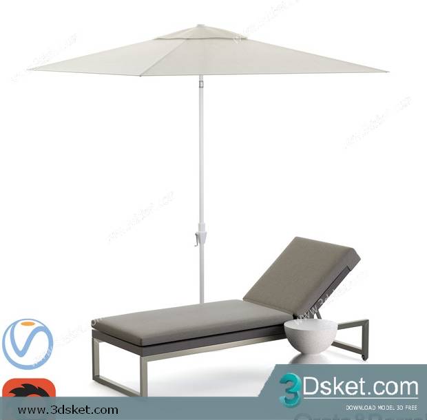 3D Model Chair Free Download 0402