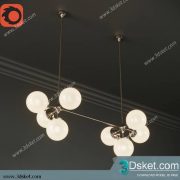 Free Download Ceiling Light 3D Model 0519