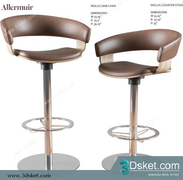 3D Model Chair Free Download 0404