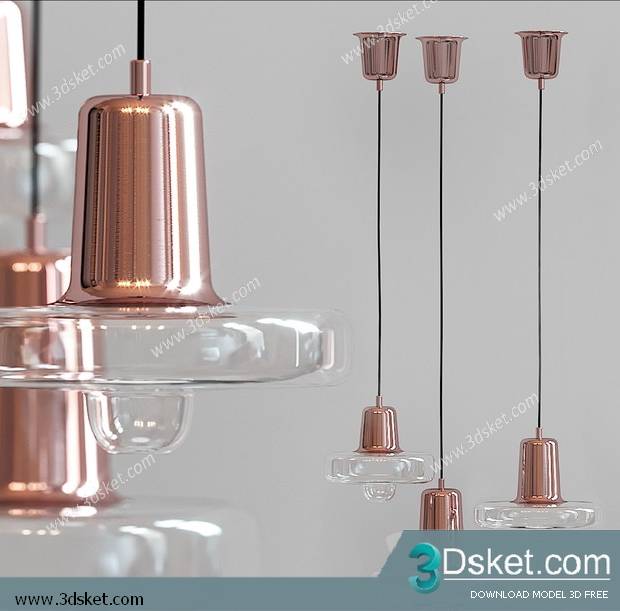 Free Download Ceiling Light 3D Model 0527
