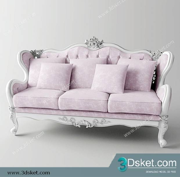 3D Model Sofa Free Download 099