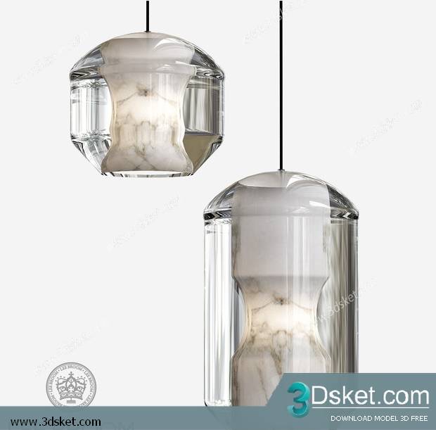 Free Download Ceiling Light 3D Model 0544