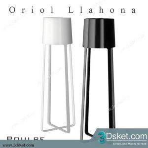 Free Download Floor Lamp 3D Model 078