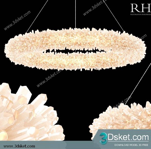 Free Download Ceiling Light 3D Model 0545