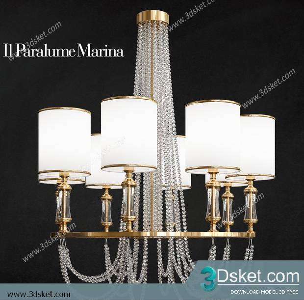 Free Download Ceiling Light 3D Model 0549