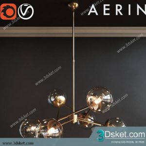Free Download Ceiling Light 3D Model 0556