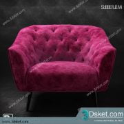 3D Model Arm Chair Free Download 102