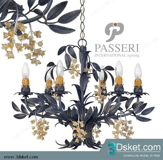 Free Download Ceiling Light 3D Model 0563