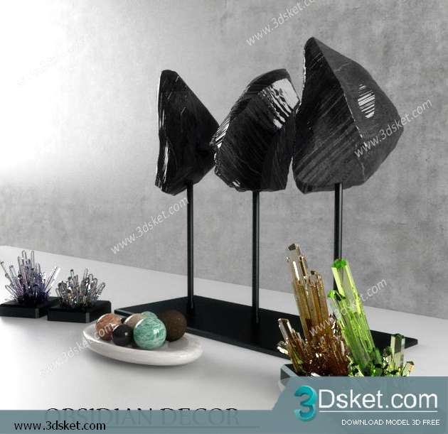 Free Download Decorative set 3D Model 0116