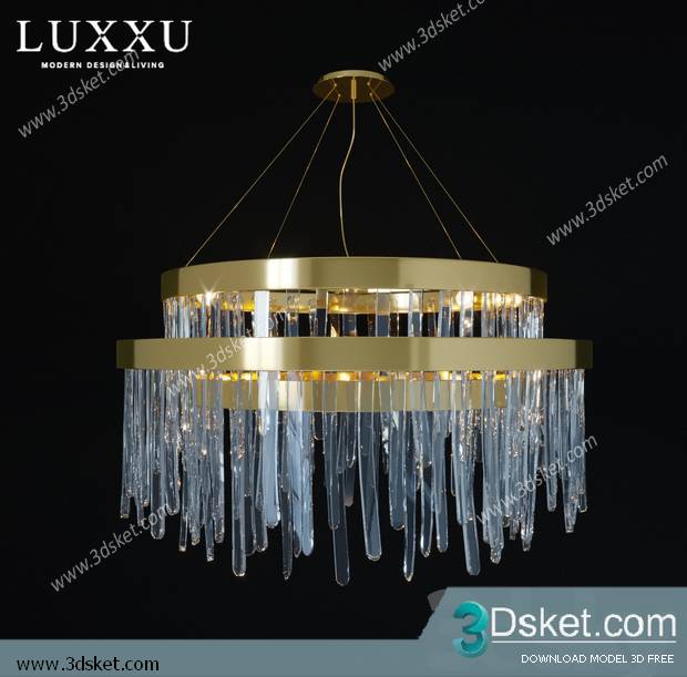 Free Download Ceiling Light 3D Model 0567