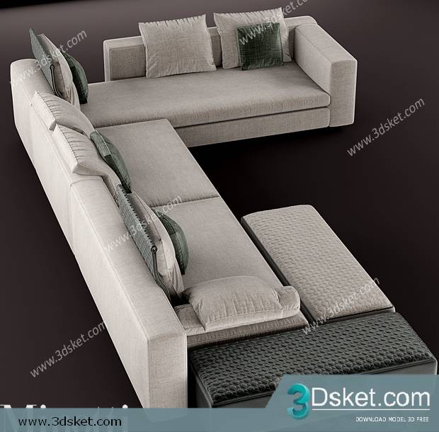 3D Model Sofa Free Download 100