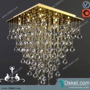 Free Download Ceiling Light 3D Model 0575