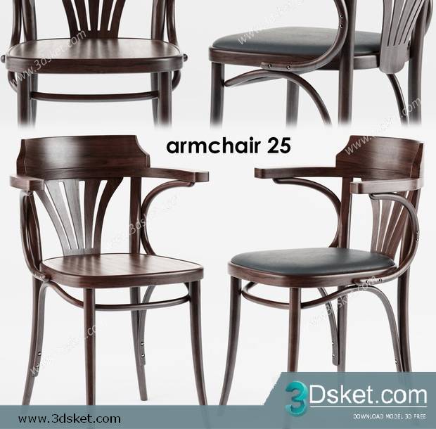 3D Model Chair Free Download 0412