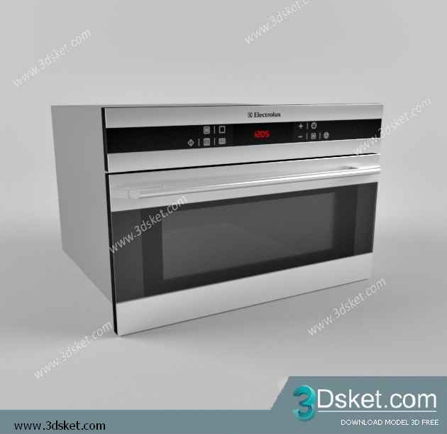 Free Download Kitchen Appliance 3D Model 083